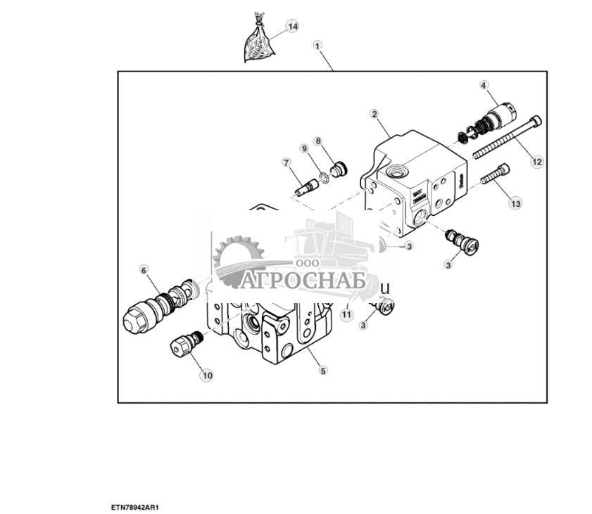 Клапан, приоритет 2 + 3, с гидравлической системой PFC, с тормозом Power Fill, с TLS™ - ST594872 983.jpg